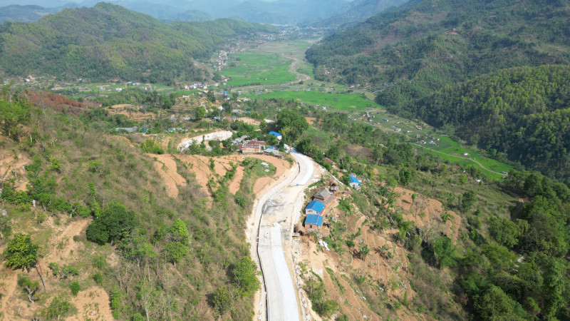 घुम्ती–रानीटारी खण्डको नौ किमि स्तरोन्नति गरिँदै